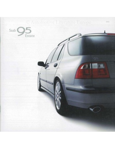 2002 SAAB 9-5 ESTATE PROSPEKT NIEDERLÄNDISCH