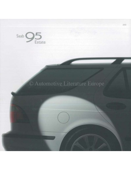 2003 SAAB 9-5 ESTATE BROCHURE DUTCH