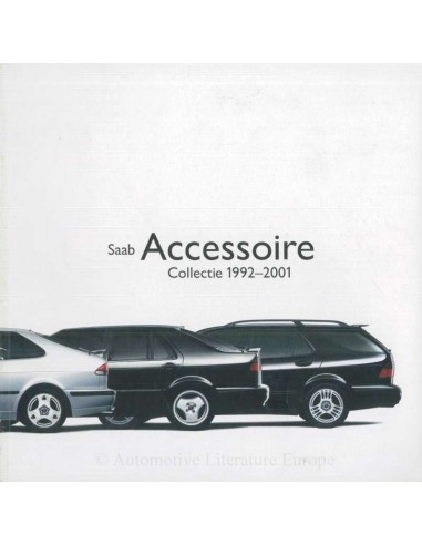 1992-2001 SAAB ACCESSOIRES BROCHURE NEDERLANDS