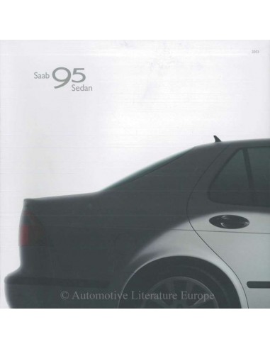 2003 SAAB 9-5 SEDAN BROCHURE NEDERLANDS
