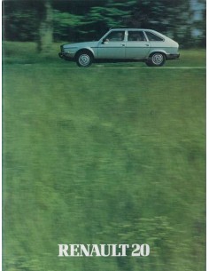 1980 RENAULT 20 BROCHURE DUTCH