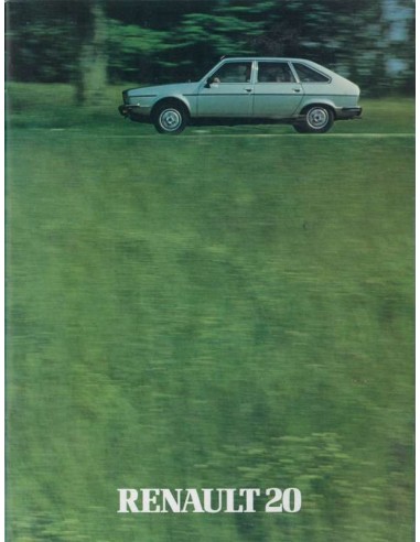 1980 RENAULT 20 BROCHURE DUTCH