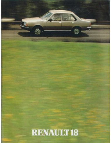 1980 RENAULT 18 PROSPEKT NIEDERLÄNDISCH