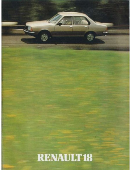 1980 RENAULT 18 PROSPEKT NIEDERLÄNDISCH