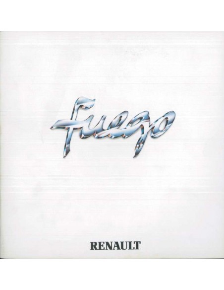1980 RENAULT FUEGO BROCHURE DUTCH