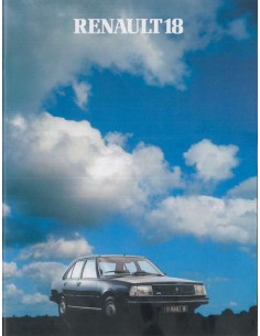 1981 RENAULT 18 BROCHURE NEDERLANDS