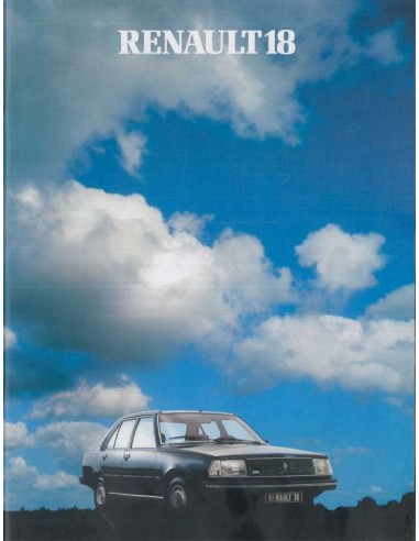1981 RENAULT 18 PROSPEKT NIEDERLÄNDISCH