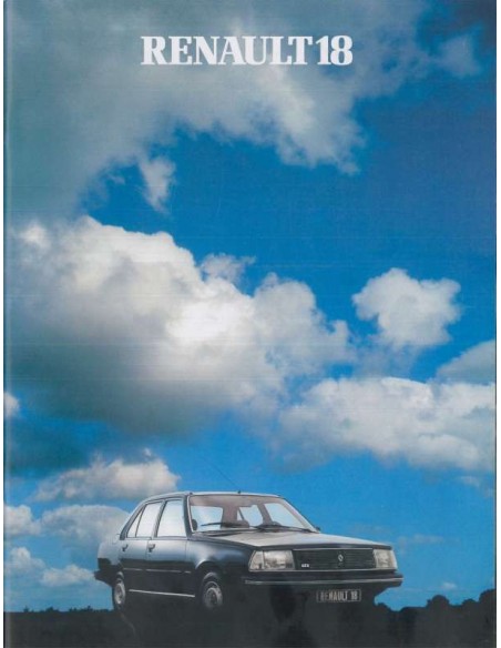 1981 RENAULT 18 BROCHURE DUTCH