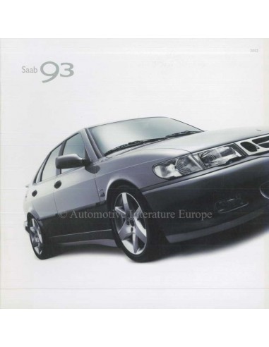 2002 SAAB 9-3 BROCHURE NEDERLANDS