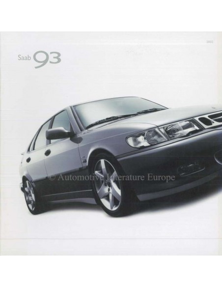 2002 SAAB 9-3 BROCHURE NEDERLANDS
