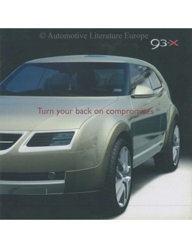 2002 SAAB 9-3X PROSPEKT ENGLISCH