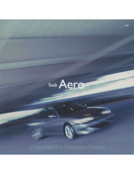 2002 SAAB 9-3 AERO BROCHURE DUITS
