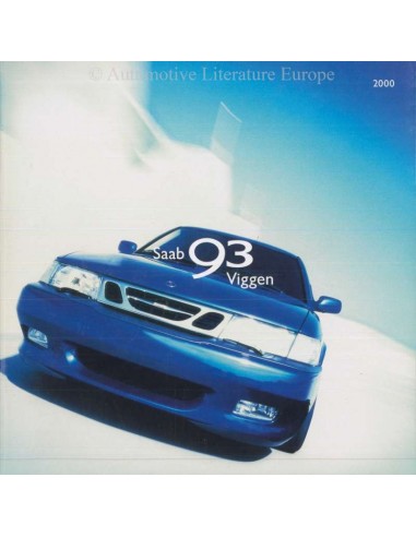2000 SAAB 9-3 VIGGEN BROCHURE ENGLISH