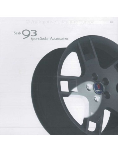 2003 SAAB SPORT SALOON ACCESSORIES BROCHURE DUTCH