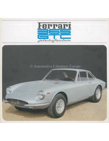 1968 FERRARI 365 GTC PININFARINA BROCHURE 28/68