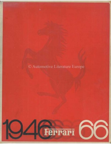 1966 FERRARI YEARBOOK ITALIAN