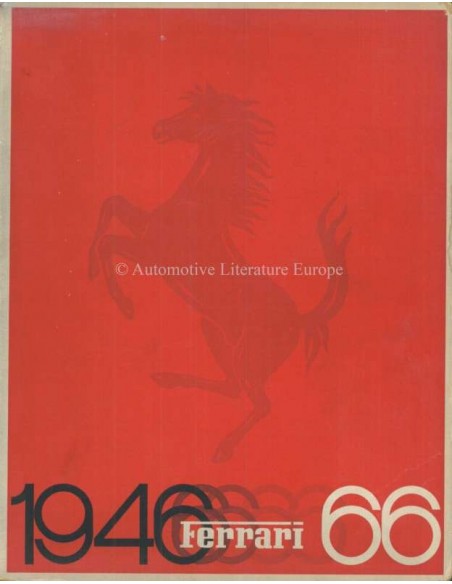 1966 FERRARI YEARBOOK ITALIAN