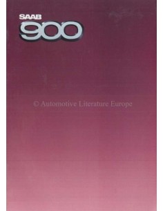 1985 SAAB 900 PROSPEKT NIEDERLÄNDISCH