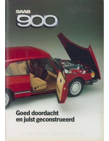 1985 SAAB 900 BROCHURE DUTCH