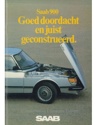 1983 SAAB 900 BROCHURE NEDERLANDS