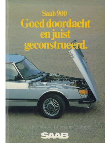 1983 SAAB 900 PROSPEKT NIEDERLÄNDISCH
