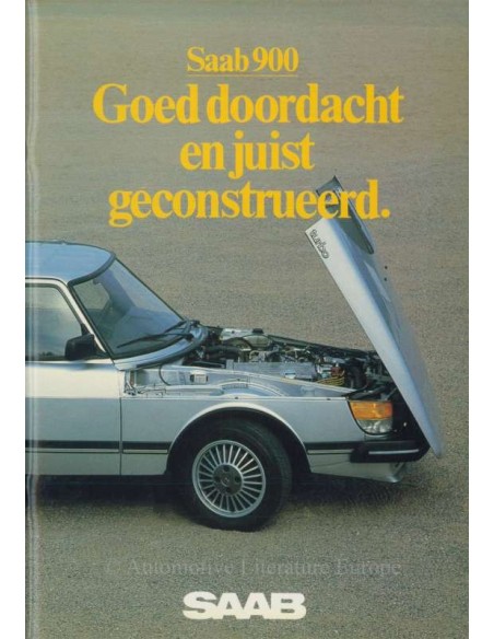 1983 SAAB 900 BROCHURE NEDERLANDS