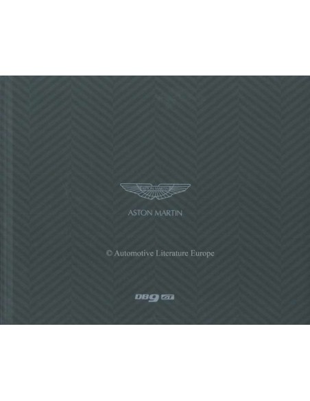 2015 ASTON MARTIN DB9 GT HARDCOVER PROSPEKT DEUTSCH