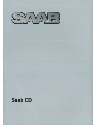 1985 SAAB 900 CD BROCHURE DUTCH