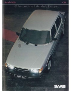 1984 SAAB 900 CD PROSPEKT NIEDERLÄNDISCH