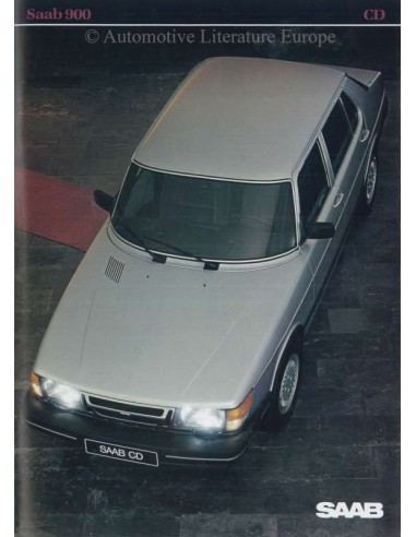 1984 SAAB 900 CD BROCHURE NEDERLANDS