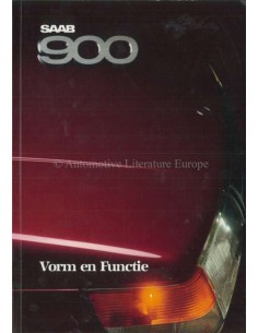 1988 SAAB 900 FORM AND FUNCTION BROCHURE DUTCH