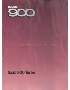 1985 SAAB 900 TURBO BROCHURE DUTCH