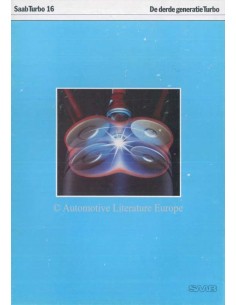 1985 SAAB 900 TURBO 16 BROCHURE NEDERLANDS