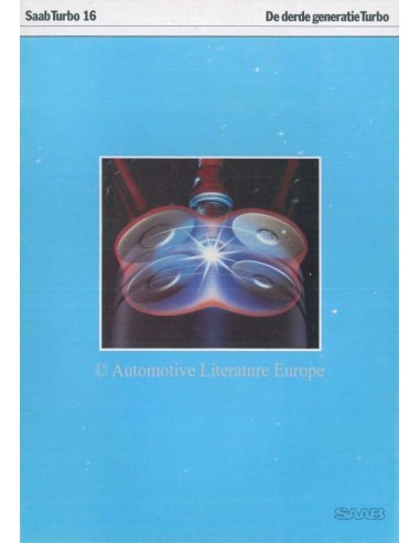 1985 SAAB 900 TURBO 16 PROSPEKT NIEDERLÄNDISCH