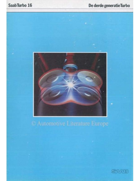 1985 SAAB 900 TURBO 16 PROSPEKT NIEDERLÄNDISCH