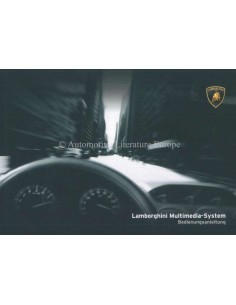 2006 LAMBORGHINI GALLARDO MULTIMEDIA-SYSTEM BETRIEBSANLEITUNG DUITS
