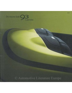 2004 SAAB 9-3 CONVERTIBLE BROCHURE DUTCH