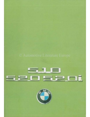 1975 BMW 5 SERIE BROCHURE NEDERLANDS