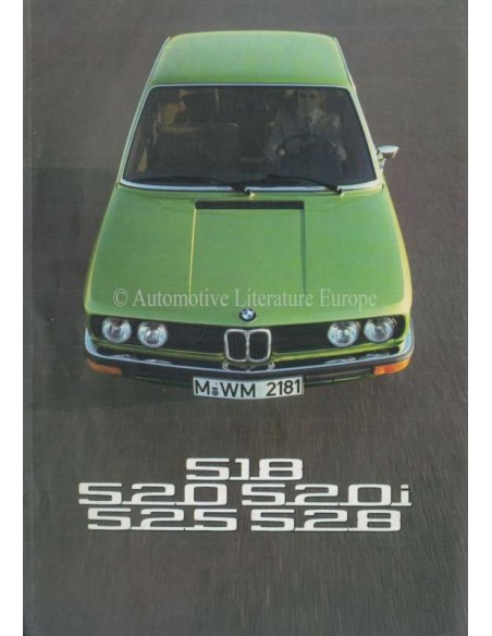 1975 BMW 5ER PROSPEKT FRANZÖSISCH