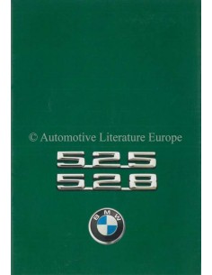 1975 BMW 5 SERIE BROCHURE NEDERLANDS