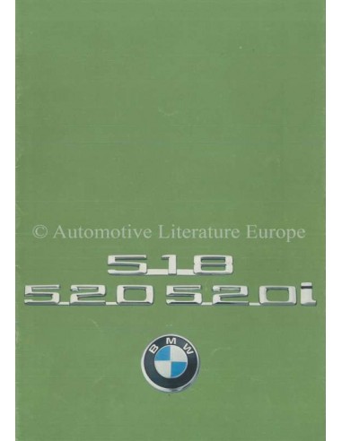 1976 BMW 5ER PROSPEKT NIEDERLÄNDISCH