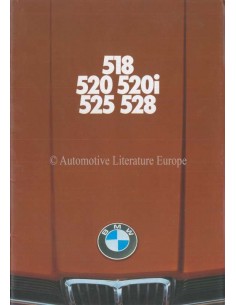 1976 BMW 5 SERIES BROCHURE GERMAN
