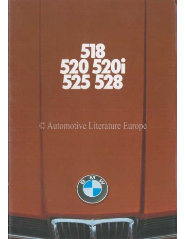 1976 BMW 5 SERIES BROCHURE GERMAN