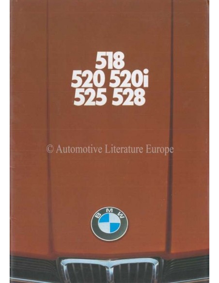 1976 BMW 5 SERIE BROCHURE DUITS