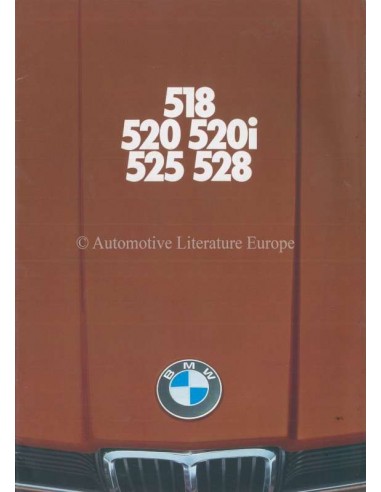 1977 BMW 5ER PROSPEKT DEUTSCH