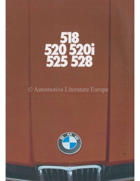 1977 BMW 5ER PROSPEKT DEUTSCH