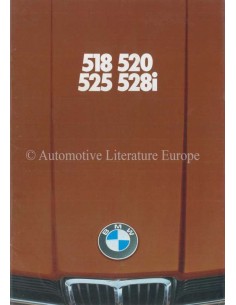 1977 BMW 5ER PROSPEKT NIEDERLÄNDISCH