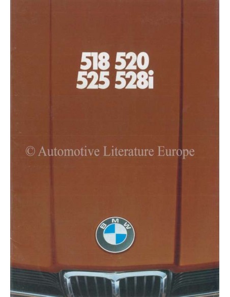 1977 BMW 5 SERIE BROCHURE NEDERLANDS