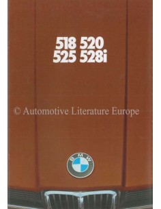 1977 BMW 5 SERIE BROCHURE DUITS