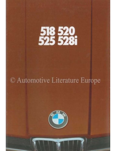1977 BMW 5 SERIE BROCHURE DUITS